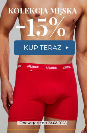 Bielizna męska -15%
