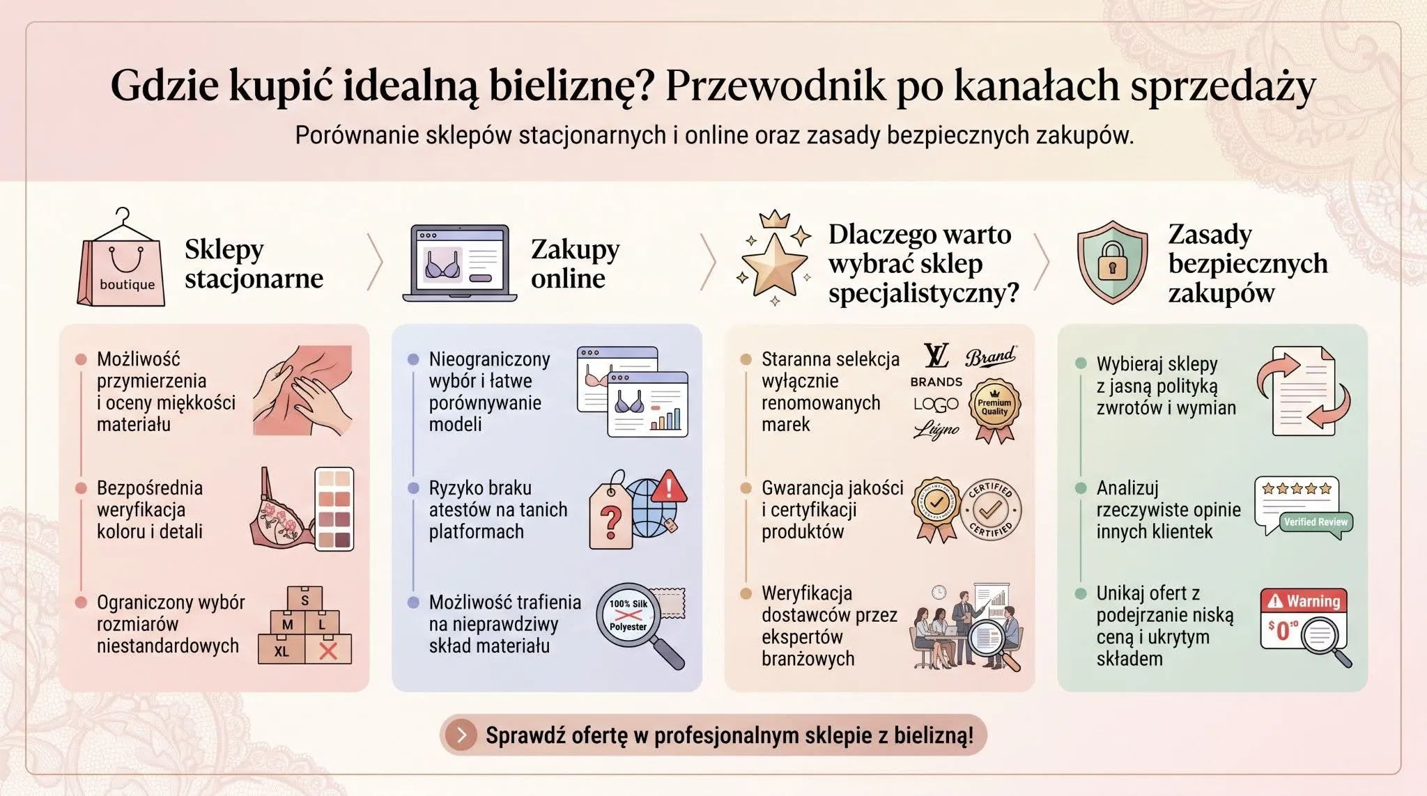Gdzie kupić idealną bieliznę? Przewodnik po kanałach sprzedaży