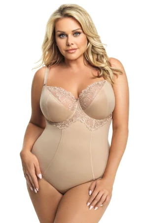 Gorsenia K356 Gala Body wyszczuplające, beżowy
