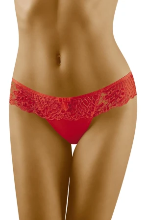 Wol-Bar Karioka Majtki szorto-stringi, czerwony