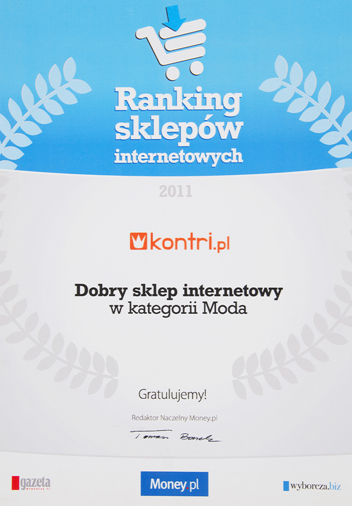Ranking sklepów internetowych Money.pl 2011