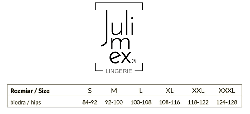 Tabela rozmiarów Julimex Lingerie - bielizna damska