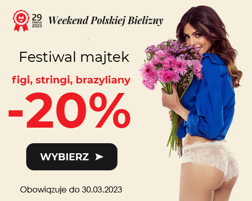 promocja, festiwal majtek -20% w sklepie kontri.pl
