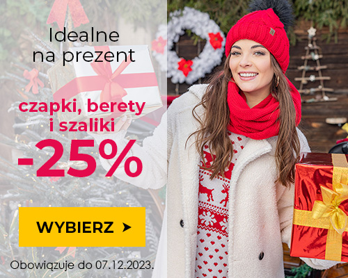 nakrycia głowy -20% w sklepie kontri.pl