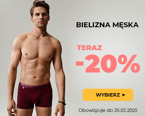 promocja, kolekcja bielizny męskiej -15% w sklepie kontri.pl