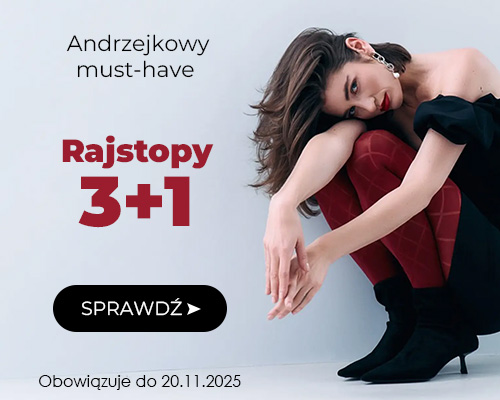 Rajstopy 3+1 na andrzejki w sklepie kontri.pl