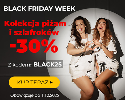 Piżamy i koszule nocne z rabatem na black friday w Kontri.pl