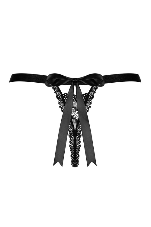 Obsessive Isabellia thong Majtki stringi, czarny