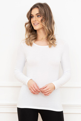 Koszulka z długim rękawem Italian Fashion Ibiza dł.r. biały