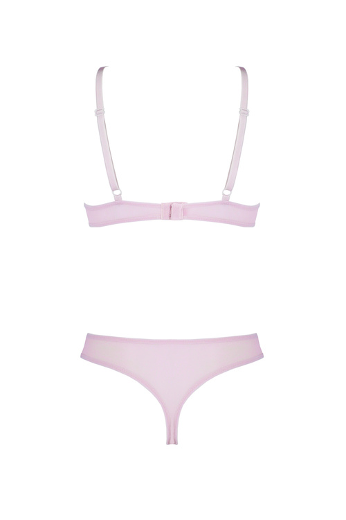 Nocna komplet biustonosz + stringi Avanua Pamela set pink 