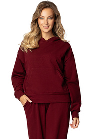 Komplet bluza+spodnie Dkaren DK-K-B8 bordo