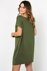 Koszula Italian Fashion Natura kr.r. khaki 