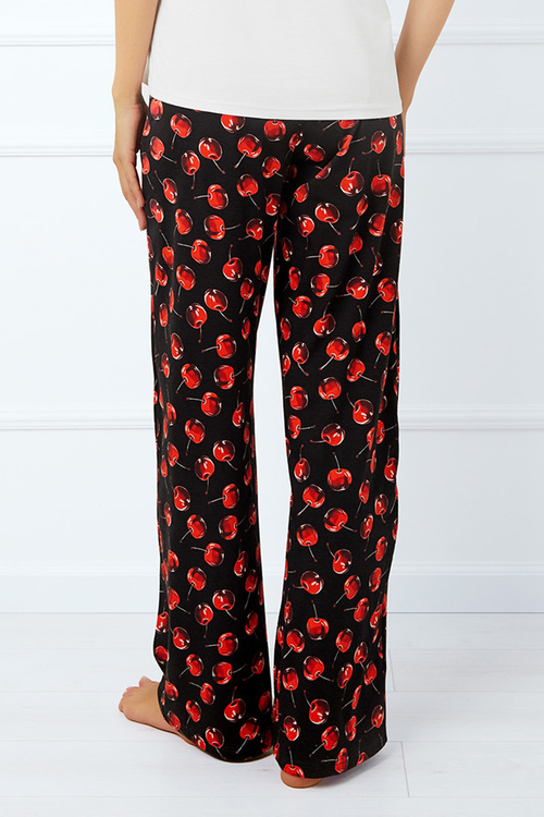 Spodnie dres Italian Fashion Cherry dł.sp. druk/czarny