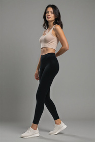 Legginsy klasyczne Vivisence 8501 czarny