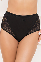 Wysokie figi Italian Fashion Wiktoria maxi czarny