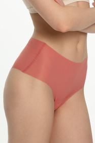 Wysokie figi Julimex Mousse Maxi koralowy