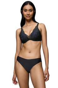 Biustonosz usztywniany Triumph 10219710 Body Make-Up Illusion Lace WP 0004-black 
