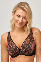 Biustonosz miękki Azal Skarlet czarny