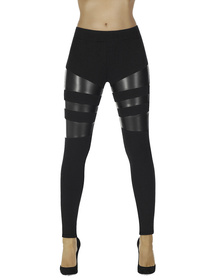 Bas Bleu Marcella Legginsy klasyczne, black