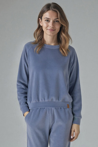 Bluza nierozpinana Vivisence 9005 błękitny
