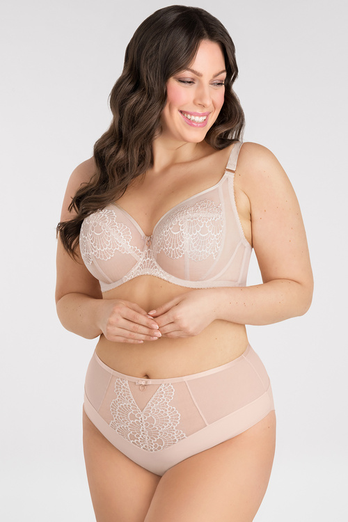 Biustonosz miękki Gorsenia K855 Just Beige beżowy