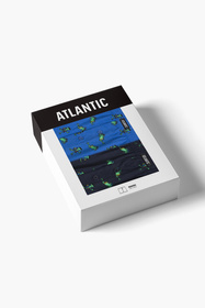Bokserki Atlantic 2MBH-006 2-pack granat/niebieski