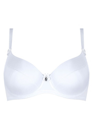 Biustonosz usztywniany Unikat Celina biały