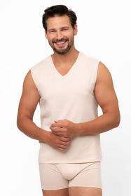 Koszulka bez rękawów Italian Fashion Apollo sz.r. beż