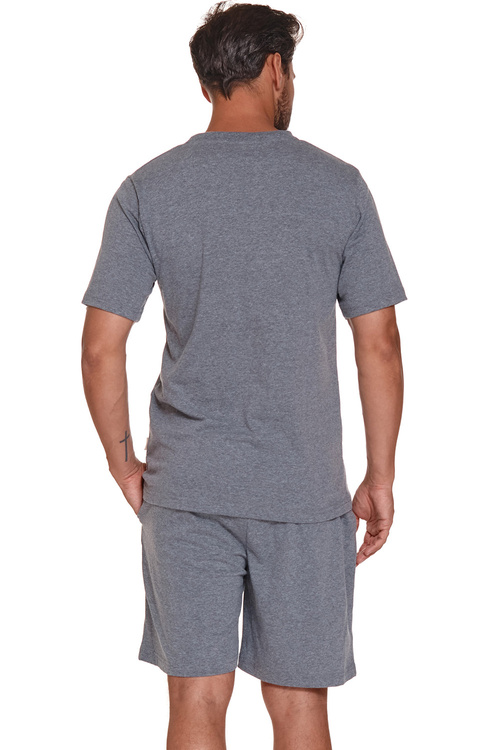Doctor Nap PMB.4332 piżama męska bawełniana dark grey