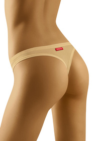Wol-Bar Soft Simple Majtki stringi, beż