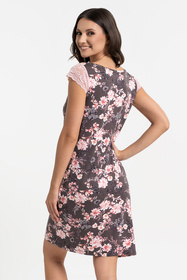 Moraj PDK3200012 koszula nocna wiskozowa patt 1-taupe