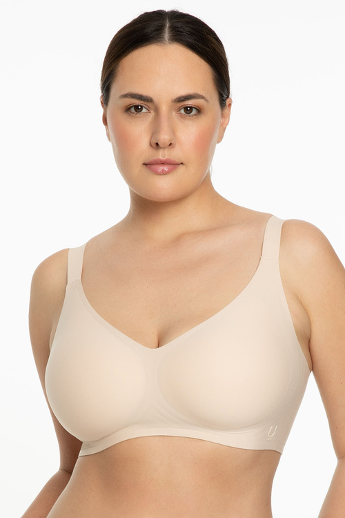 Biustonosz braletka Julimex Jelly Bra Comfort beżowy