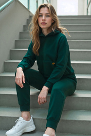 Bluza nierozpinana Vivisence 9003 zielony