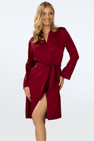 Szlafrok Dkaren Amina-Po bordo