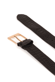 Pasek skórzany Vivisence P0002 black