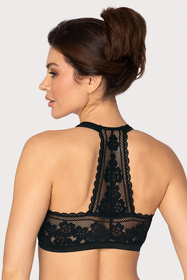 Biustonosz braletka Róża Gizela top czarny