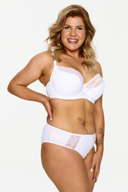 Lupo 112 Biustonosz półusztywniany, biały