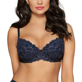 Ava 1990 Casabella Biustonosz push-up, navy blue