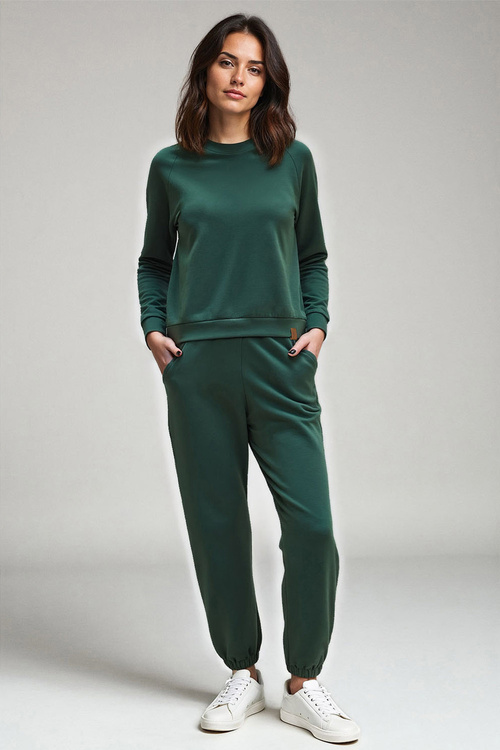 Komplet bluza+spodnie Vivisence 9204kmpl zielony
