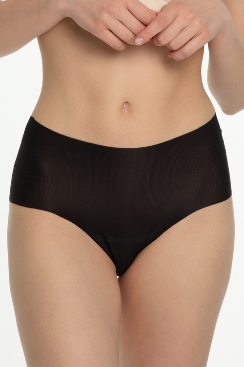 Wysokie figi Julimex Mousse Maxi czarny