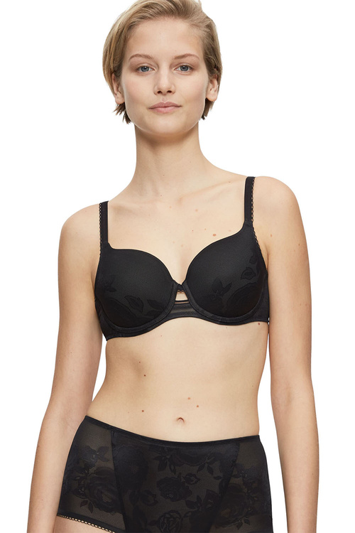 Biustonosz usztywniany Triumph 10205990 Wild Rose Sensation WP 0004-black