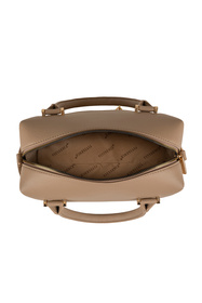 Vivisence T0018 torebka do ręki z zamkiem i odpinanym paskiem beige