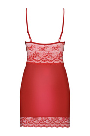 Obsessive Lovica chemise Nocna komplet koszulka + stringi, czerwony