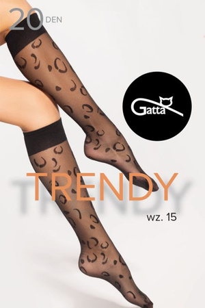 Podkolanówki Gatta Knee Socks 15 20 DEN nero