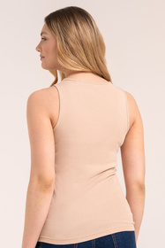 Moraj BD1000 300 MAXI koszulka na ramiączkach bawełniana beige