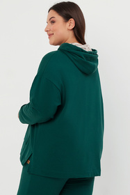 Bluza nierozpinana Italian Fashion Lagos dł.r. c.zielony