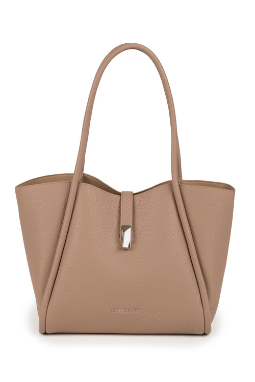 Vivisence T0021 torebka na ramię z klapką na magnes beige