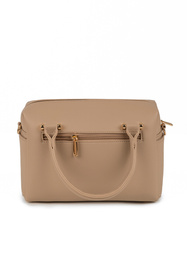 Vivisence T0018 torebka do ręki z zamkiem i odpinanym paskiem beige