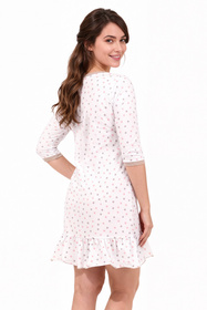 Vivisence 2034 Nocna koszula, biały