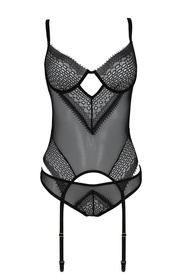 Gorset sexy Casmir Denerys corset black 